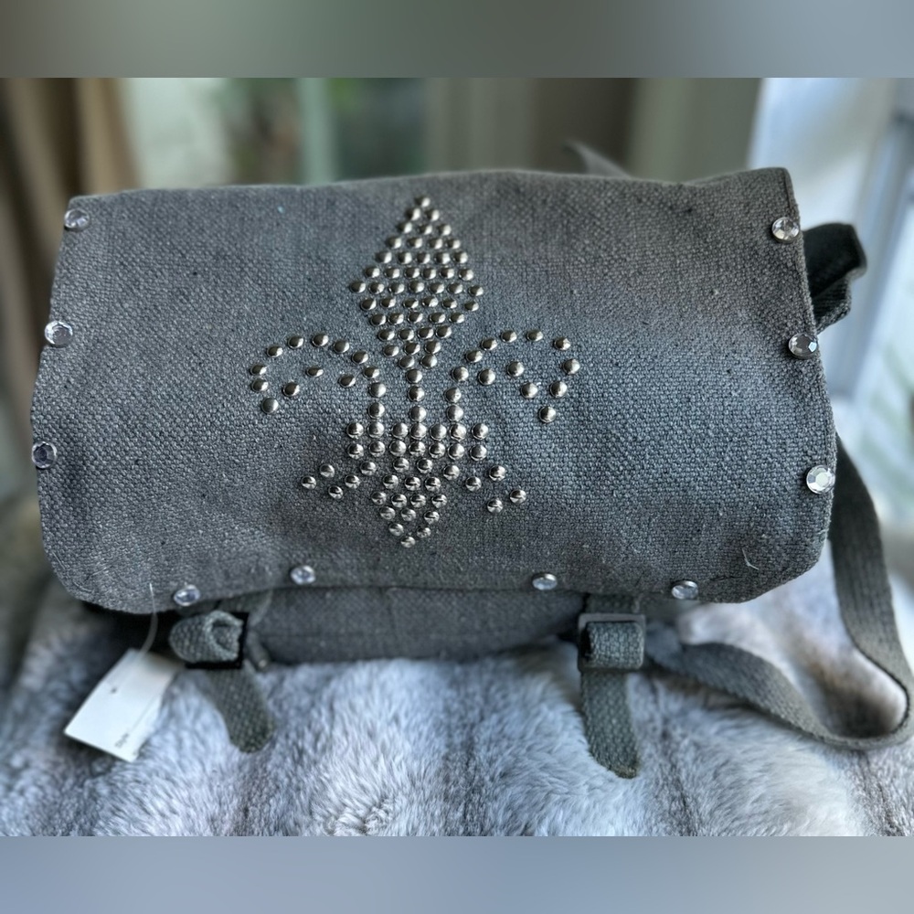 Fleur De Lis Messenger Bag